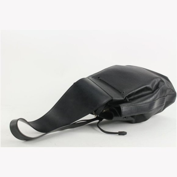 Louis Vuitton Black Epi Leather Noir Sac a Dos Sling Backpack with Pouch 1LV1103 - Picture 7 of 12